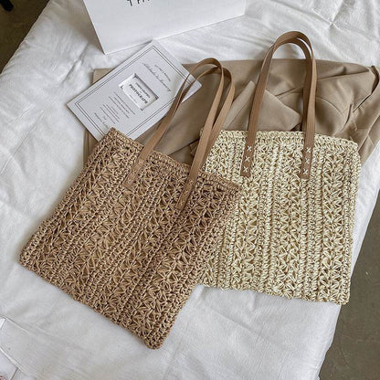 Summer Beach Straw Woven Large-capacity Crossbody Bag MuddyStock