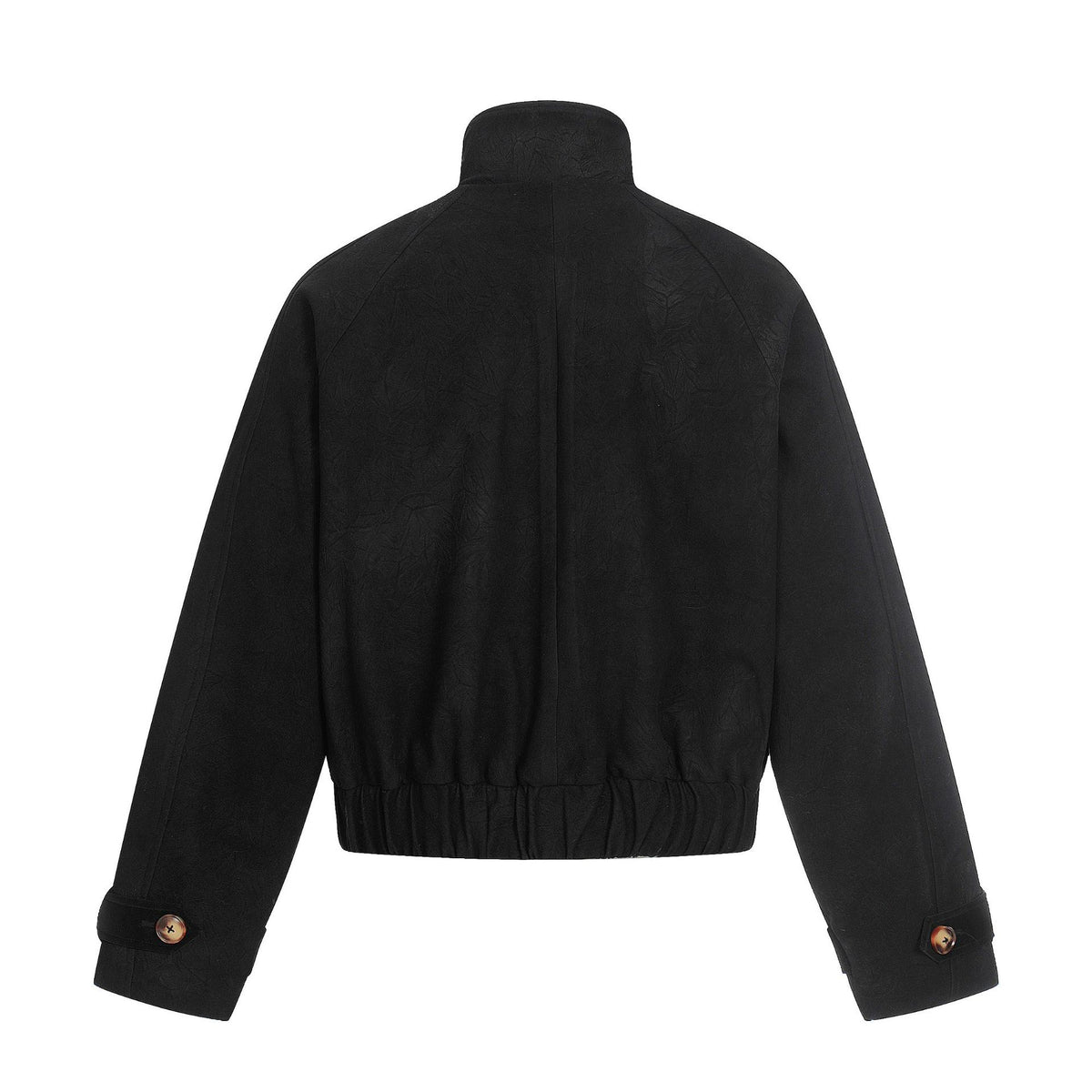 Retro Airplane-buckle Stand-up Collar Short Casual Jacket For Men