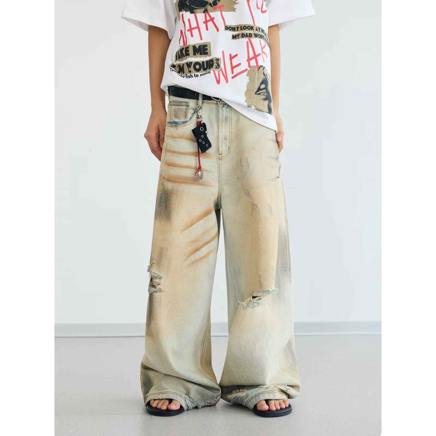 Ripped Jeans For Women Blue MuddyStock