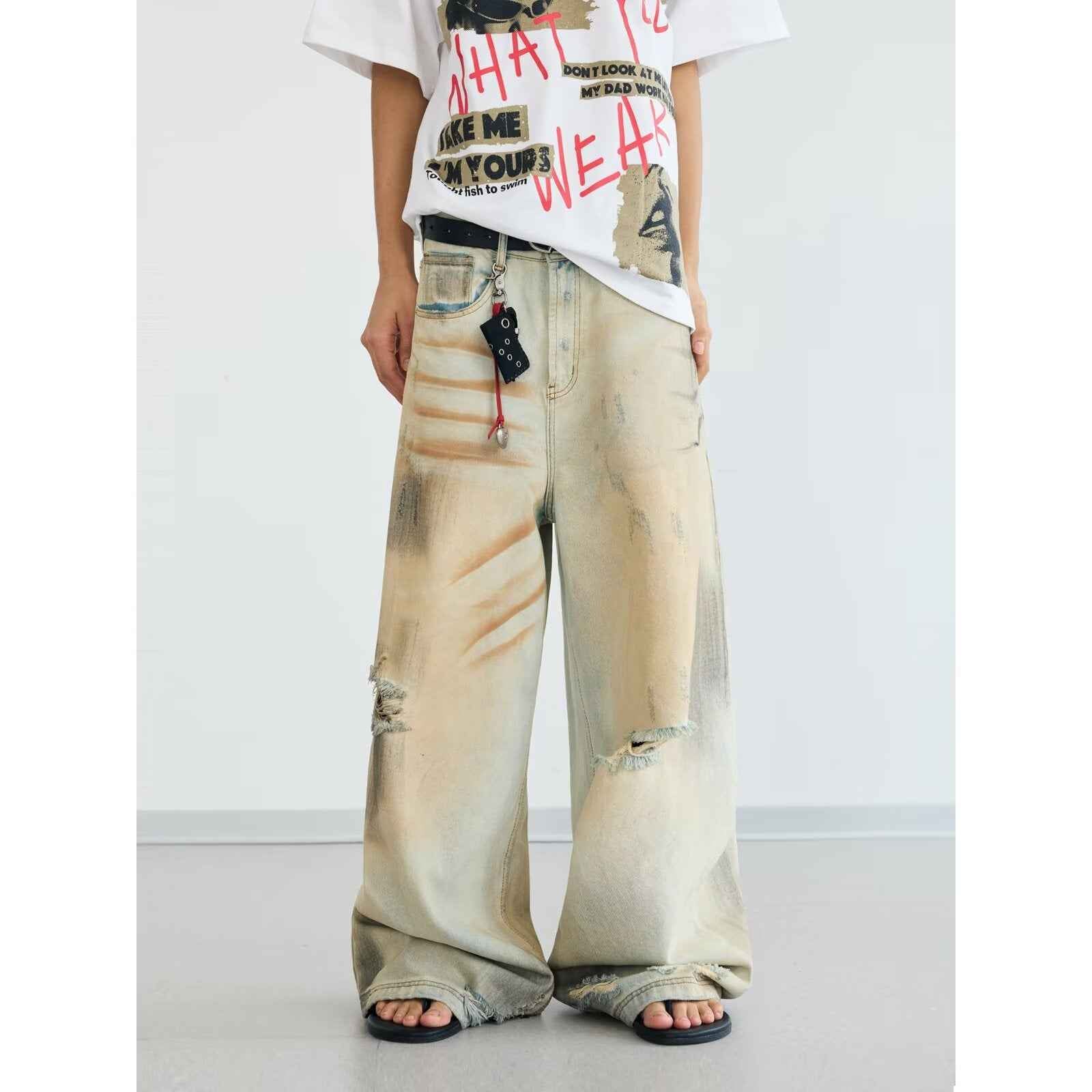 Ripped Jeans For Women Blue MuddyStock