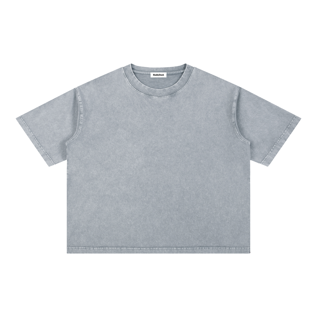 Mineral Wash Boxy Cotton T-Shirt For Men | MuddyStock Originals