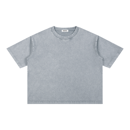 Mineral Wash Boxy Cotton T-Shirt For Men | MuddyStock Originals