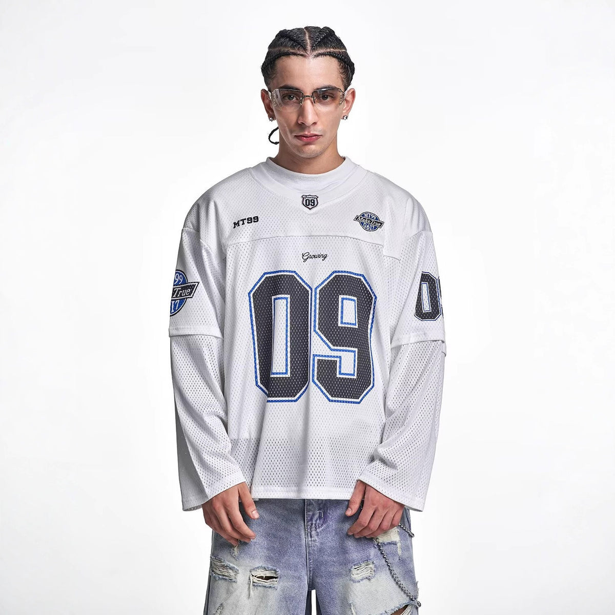 Printed Men's Loose-Fit Sweatshirt