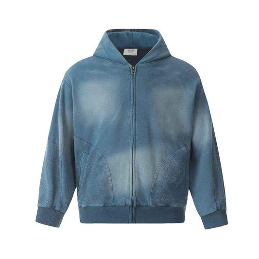 Waste Soil Tie-dyed Washed Hoodie For Men null