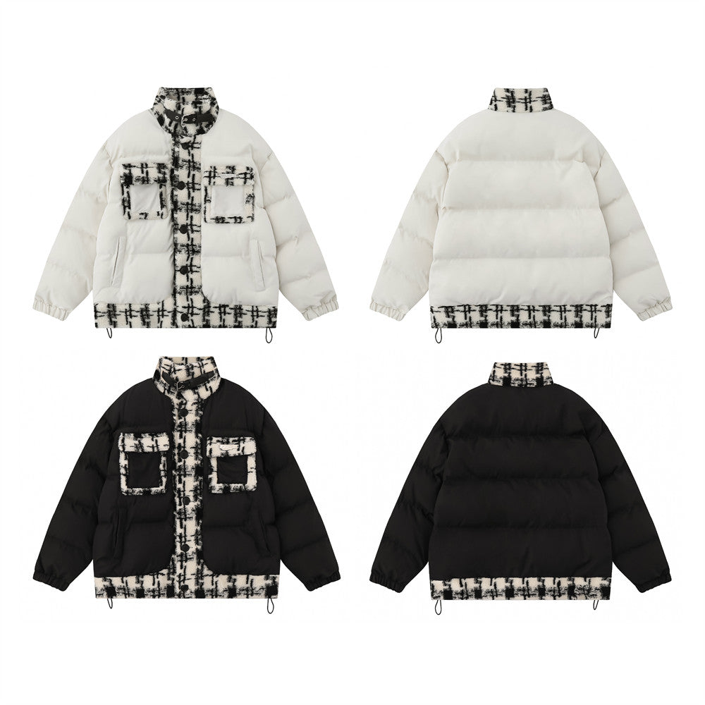 Color-contrast Jacket For Women