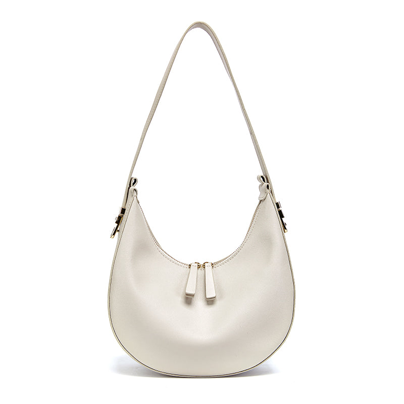 Commute Shoulder Messenger Bag For Women Gray White