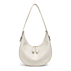 Commute Shoulder Messenger Bag For Women Gray White