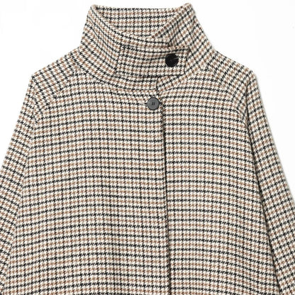 Fashionable And Versatile Houndstooth Short Jacket All Products