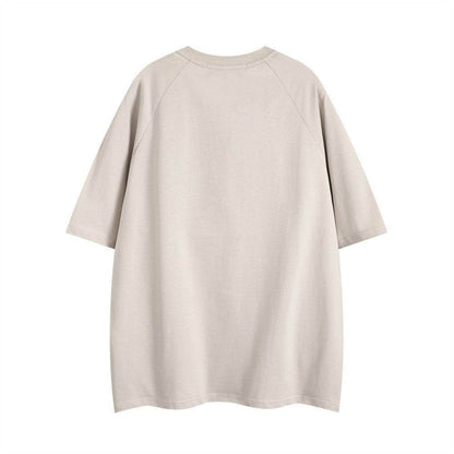 Fashion Letter Patch Embroidered Short Sleeve Men MuddyStock
