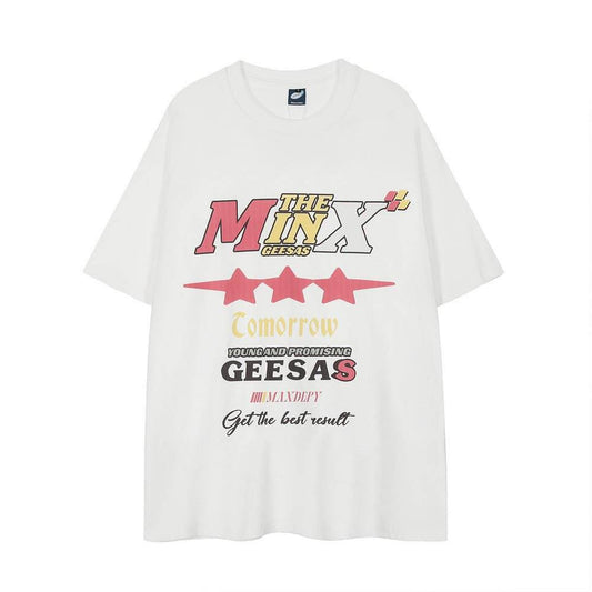 Fashion Loose Casual Summer Men And Women Top MuddyStock