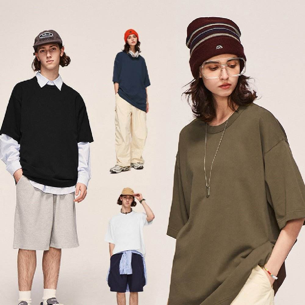 Fashion Solid Color Short Sleeves MuddyStock