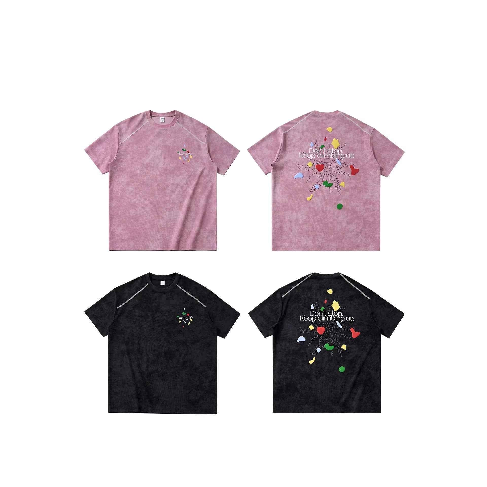 Snowflake Climbing Print Short-Sleeve T-Shirt For Men null