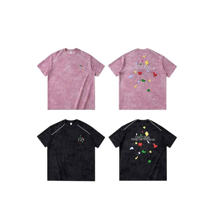 Snowflake Climbing Print Short-Sleeve T-Shirt For Men null