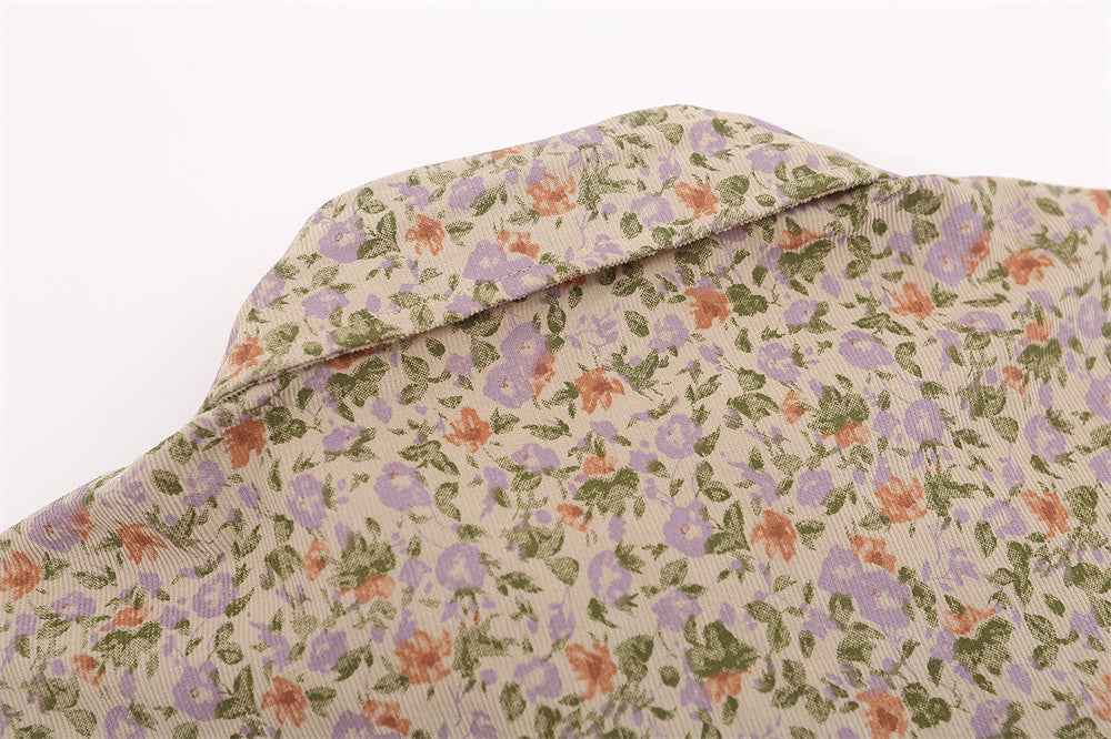 Floral Women's Loose Casual Long Sleeved Shirt