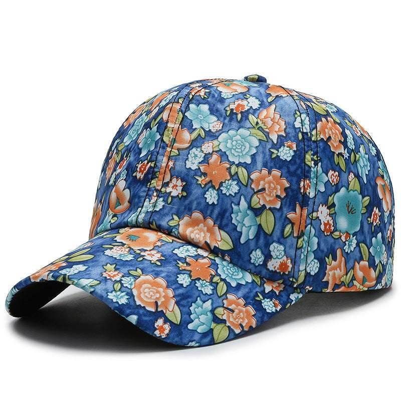 Female Baseball Cap Outdoor Sports And Leisure All-match Sunshade Blue adjustable MuddyStock