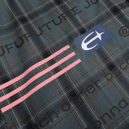 Loose Short Sleeve Plaid Shirt For Men null