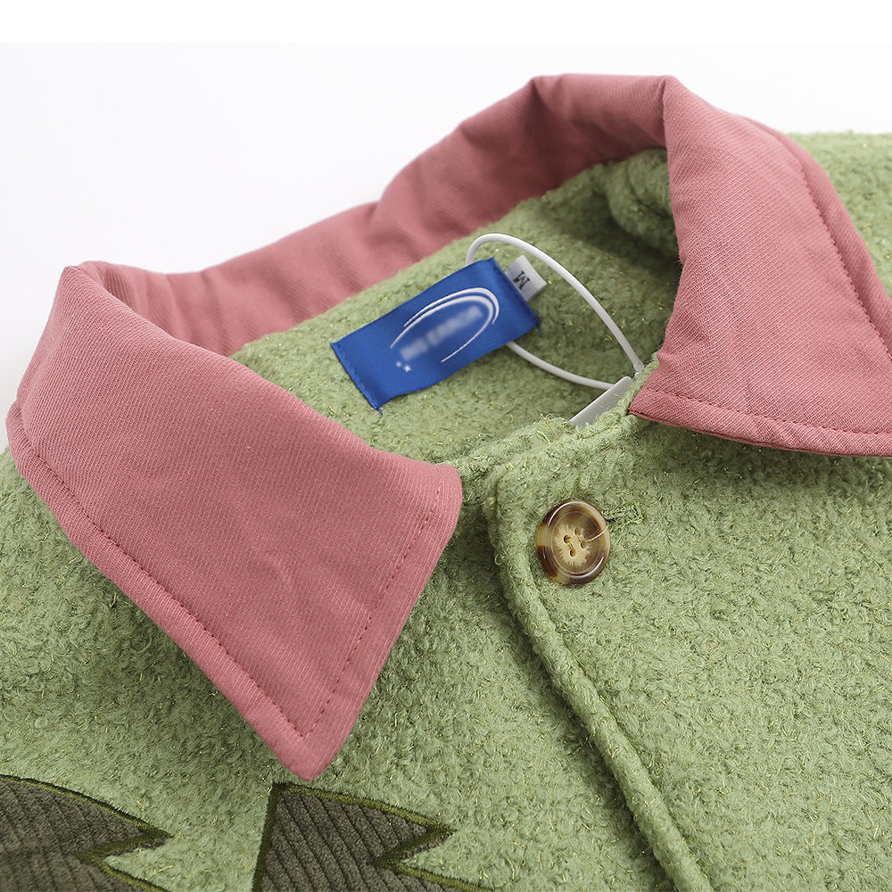 Loose Christmas Turtleneck Jacket For Women