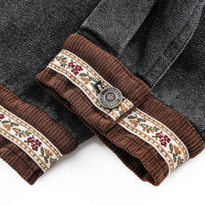 Punk Loose Wash Distressed Denim Jacket For Men And Women MuddyStock