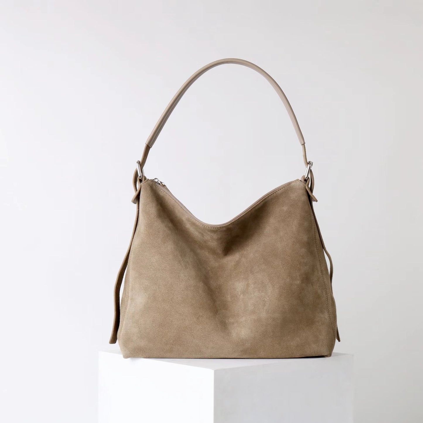 Leather Crossbody Shoulder Bag For Women Khaki
