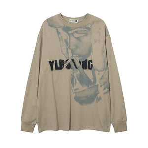 Women's Casual Cotton T-shirt Apricot L null