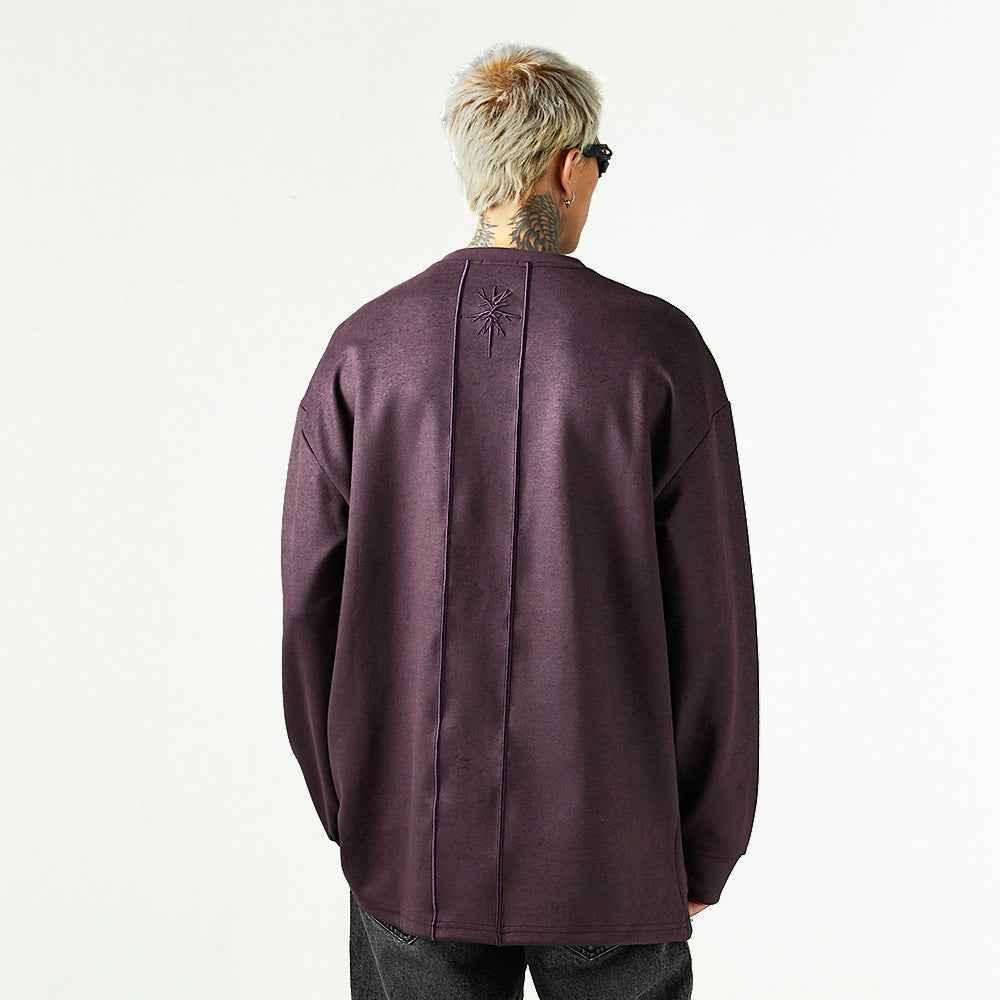 Loose Round Neck Sweashirt For Men null
