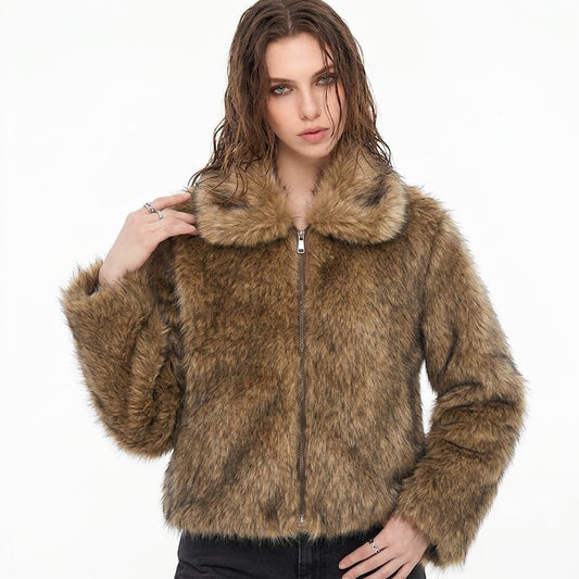 Fur integrated jacket for women | MuddyStock Originals