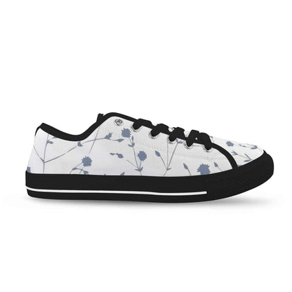 Seattle Low Top Women's Flower Design Shoes
