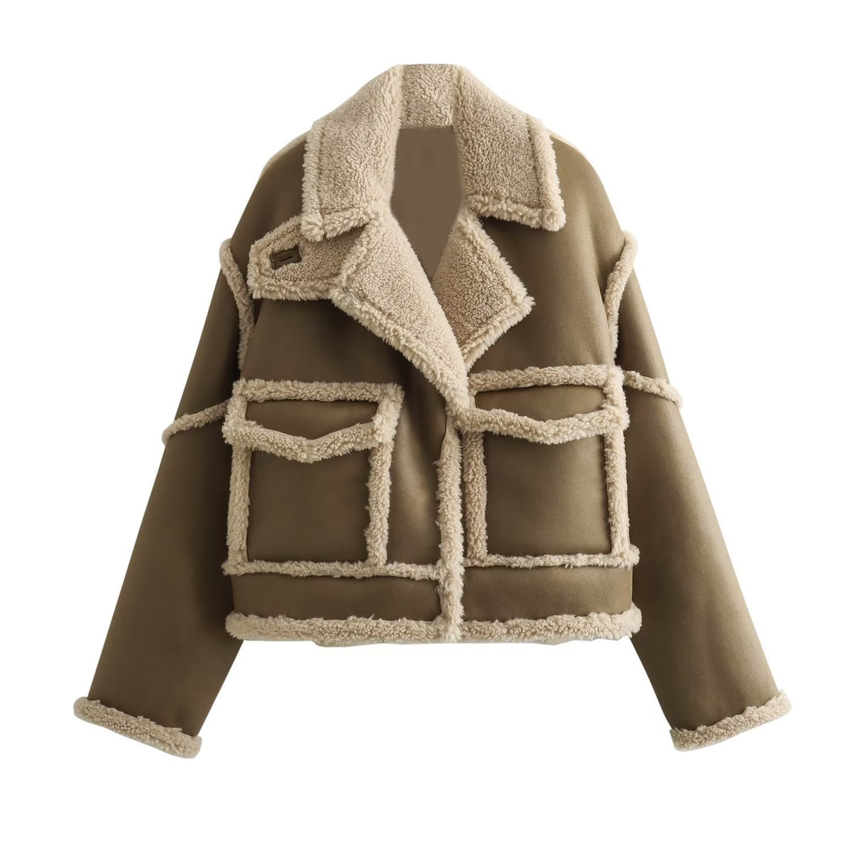 Women's Fashion Double-sided Jacket Coat Picture Color All Products