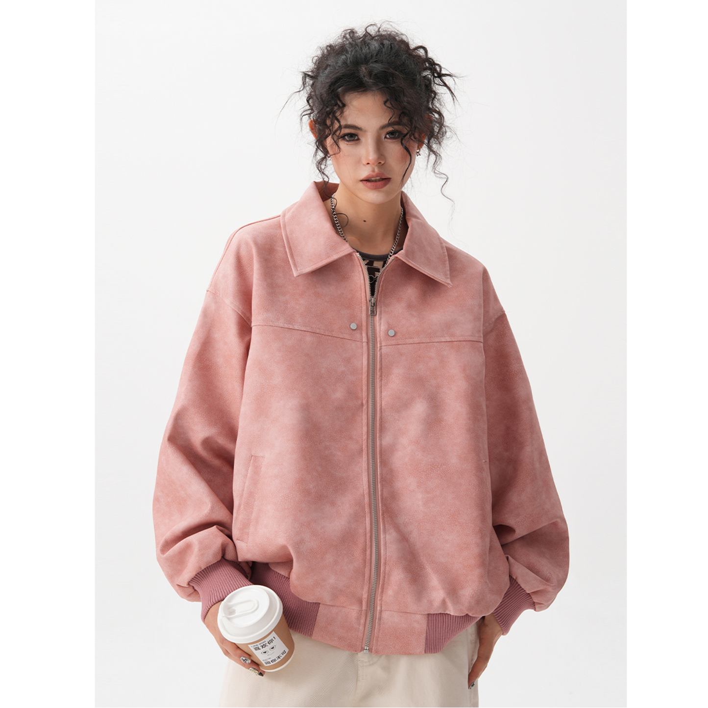 Retro Brown Coat For Women MuddyStock