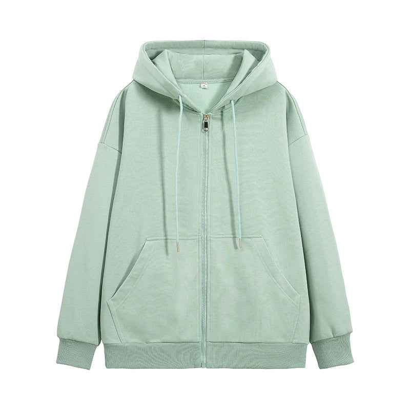Simple Hoodie For Men And Women Light Green MuddyStock