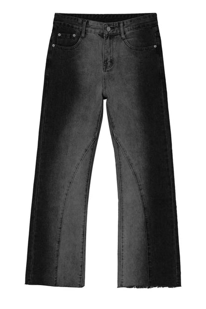 Frayed Hem Jeans with Pockets | MuddyStock Originals Dark MuddyStock