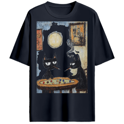 Printed T-shirt For Men Navy Blue