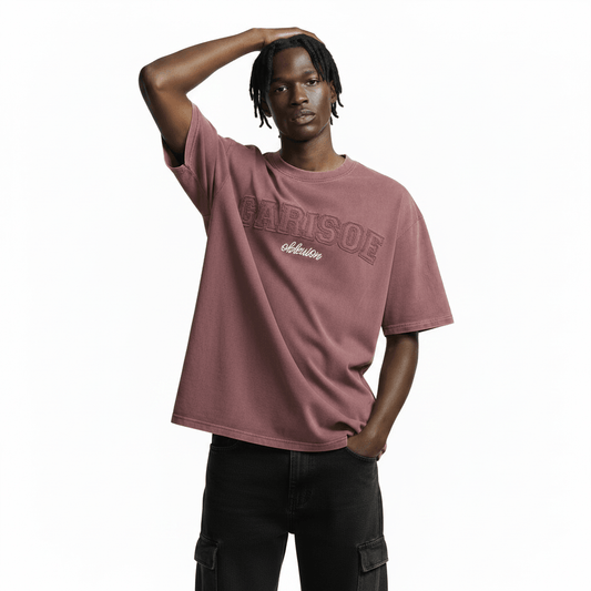 Old Washed Short-sleeved T-shirt For Men null