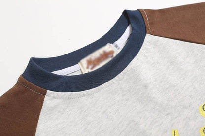 Hand Painted Graffiti Printing Short Sleeve Men MuddyStock