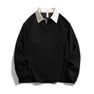 High Quality Twill Sweater For Both Men And Women Matte Black