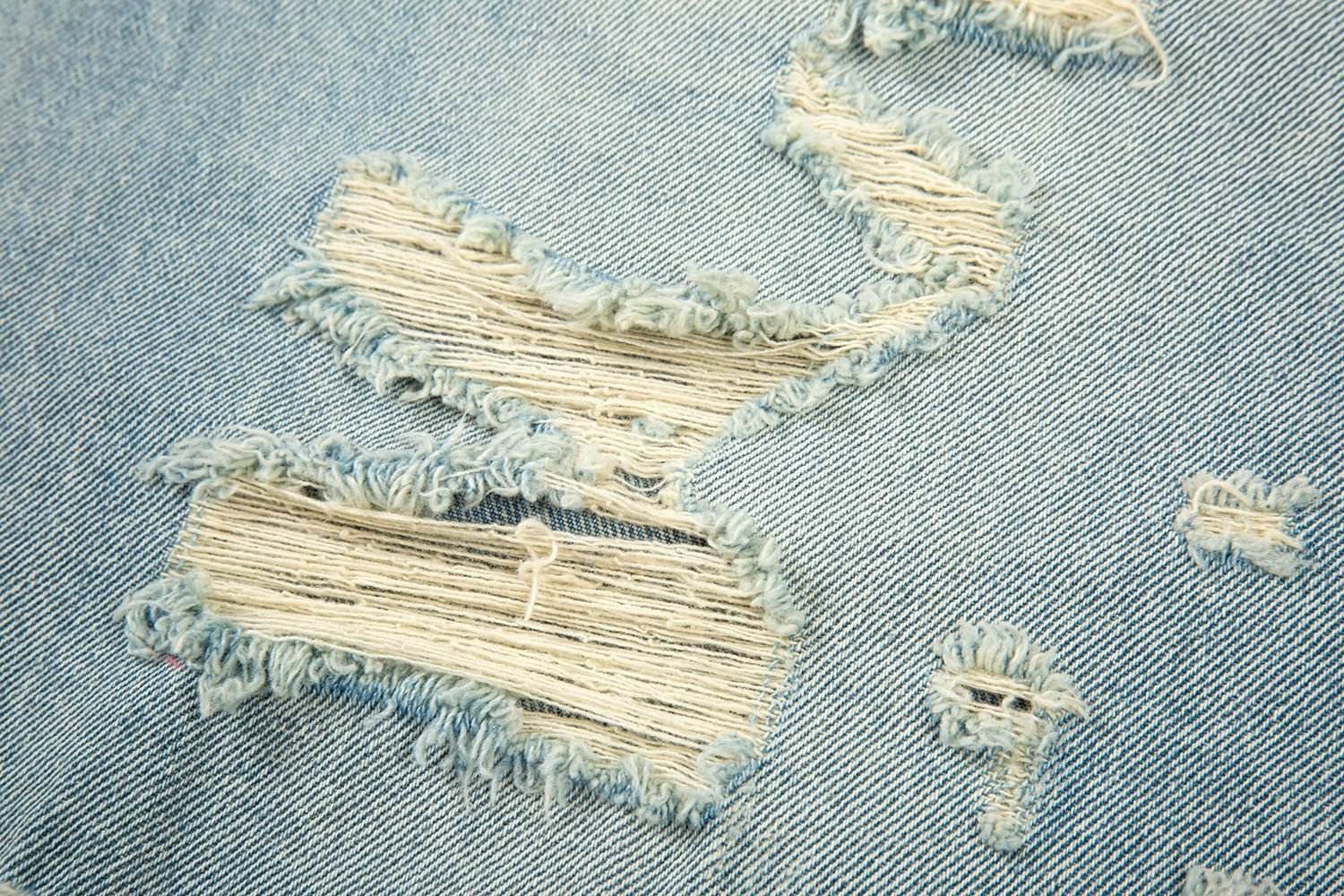 High Street Washed Loose Whiskered Ripped Jeans MuddyStock