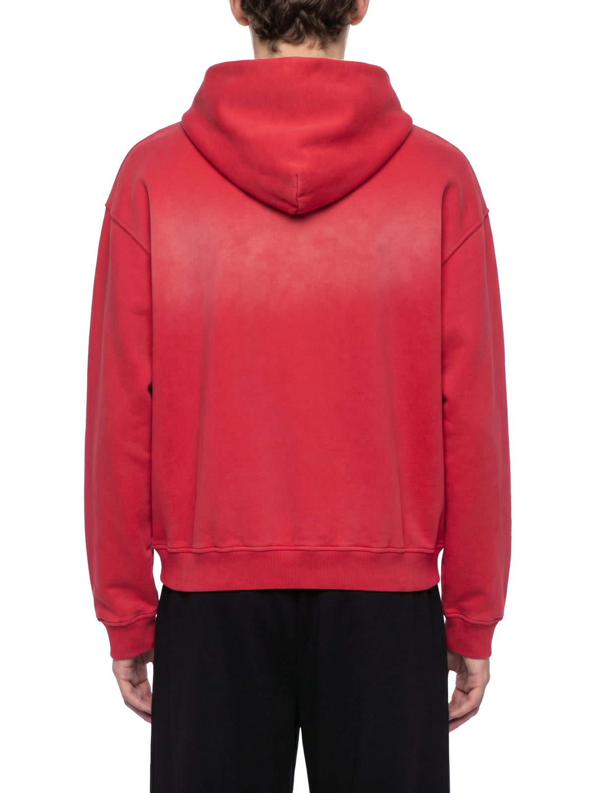 Sunfade Two-way Zipper Boxy Fleece Hoodie For Men | MuddyStock Originals