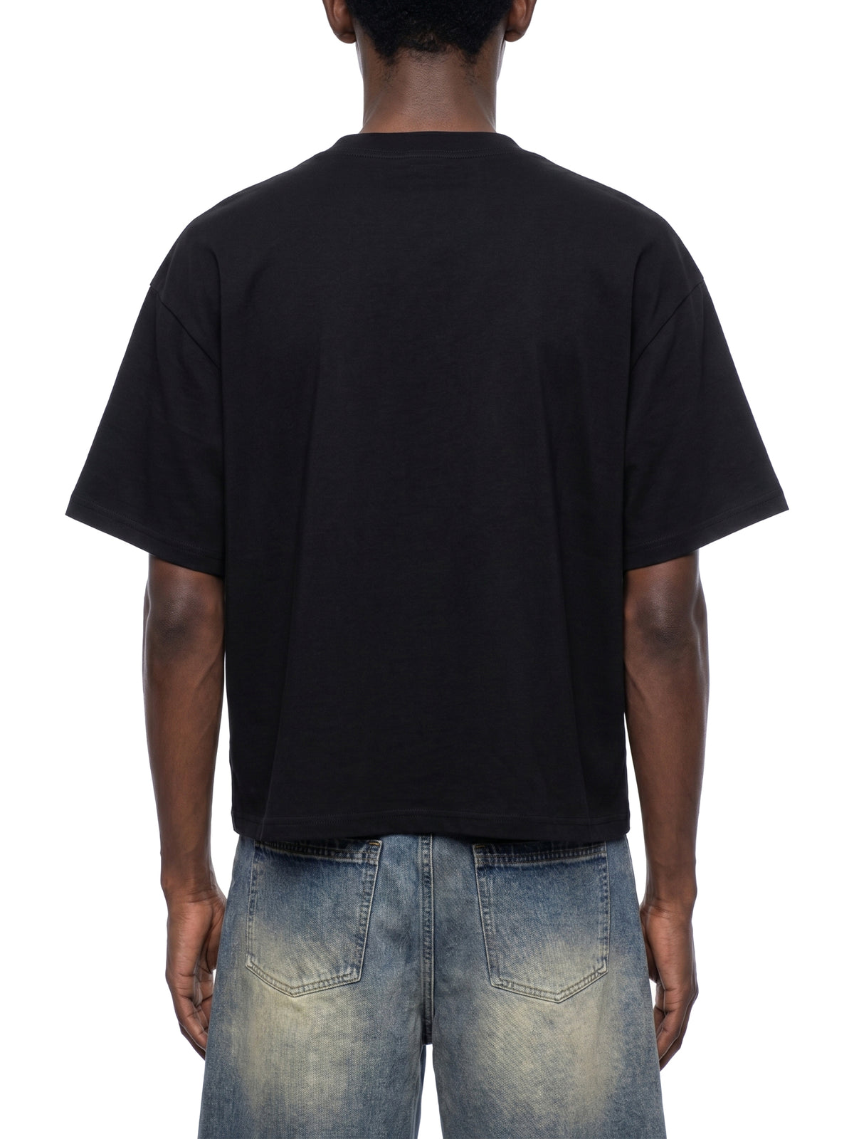 Boxy Drop Shoulder Crop T-Shirt For Men | MuddyStock Originals