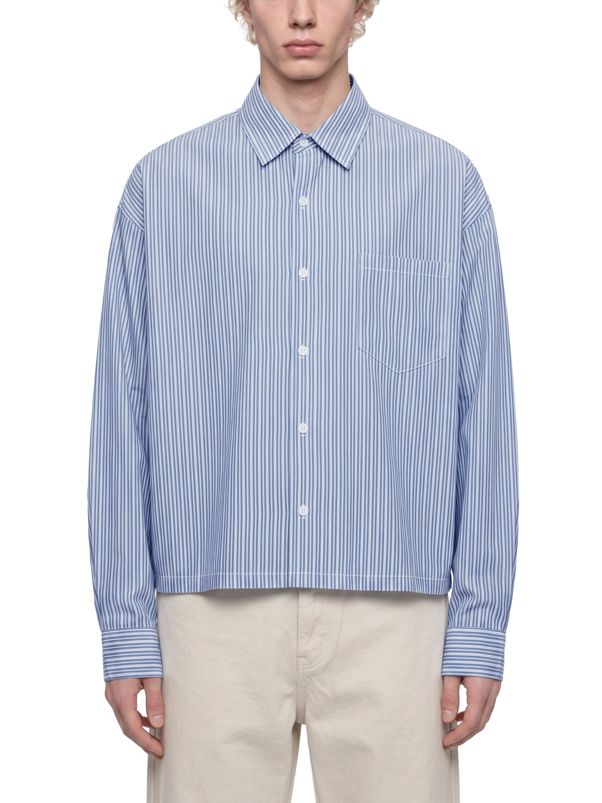 Boxy Striped Shirt For Men | MuddyStock Originals