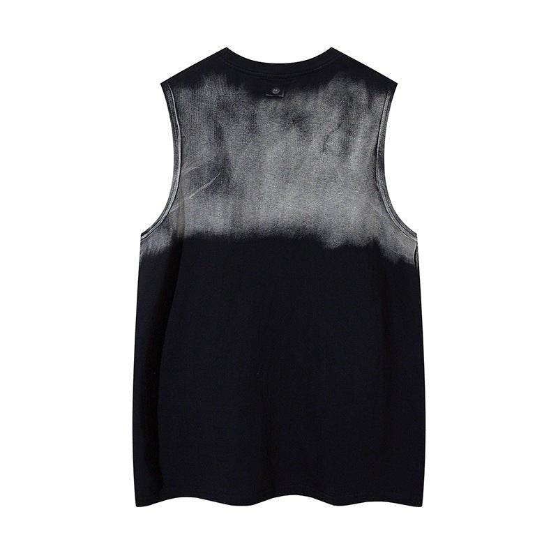 Inkjet Lettered Casual Vest For Men And Women MuddyStock