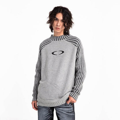 Men's And Women's Fashion Striped Sleeves Loose Sweater MuddyStock