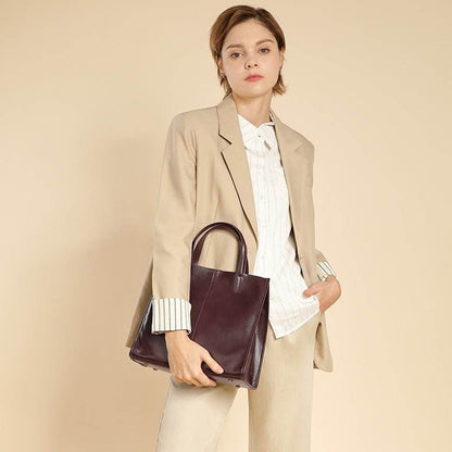 Retro Satchel Large Capacity Women's Tote MuddyStock