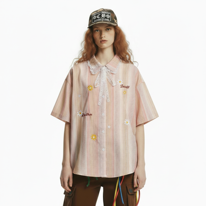 Gradient short sleeved shirt For Women | MuddyStock Originals