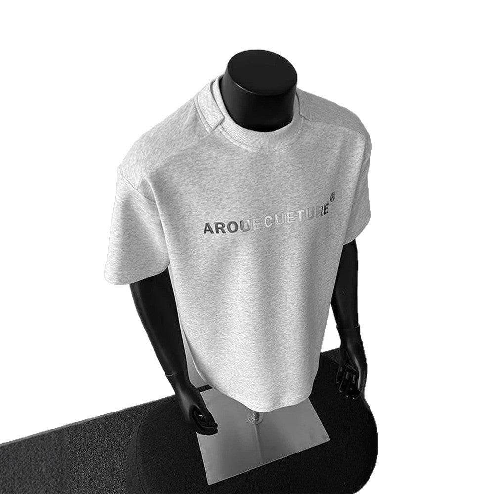 Shoulder Short Sleeve Men Clothing MuddyStock