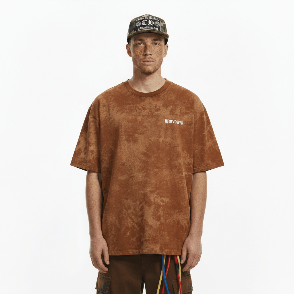 Tie Dye Camouflage Short Sleeve T-shirt For Men All Products