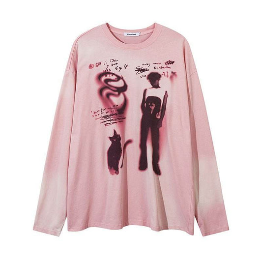 Trendy Loose Leisure All-matching Bottoming Top MuddyStock