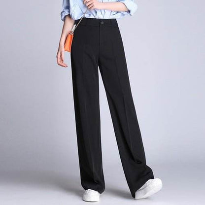 Wide-leg Casual Straight-leg Suit Trousers MuddyStock