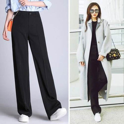 Wide-leg Casual Straight-leg Suit Trousers MuddyStock