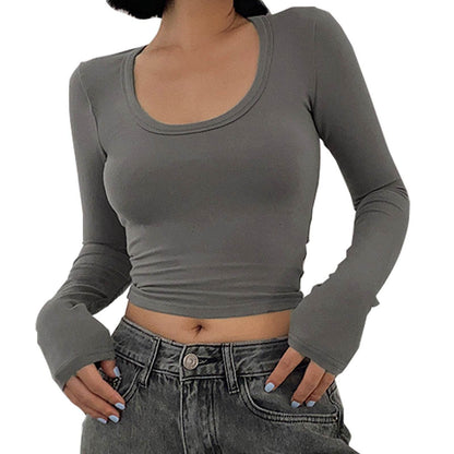 Women's Short Round Neck T-Shirt Fashion Casual Top | MuddyStock Originals MuddyStock