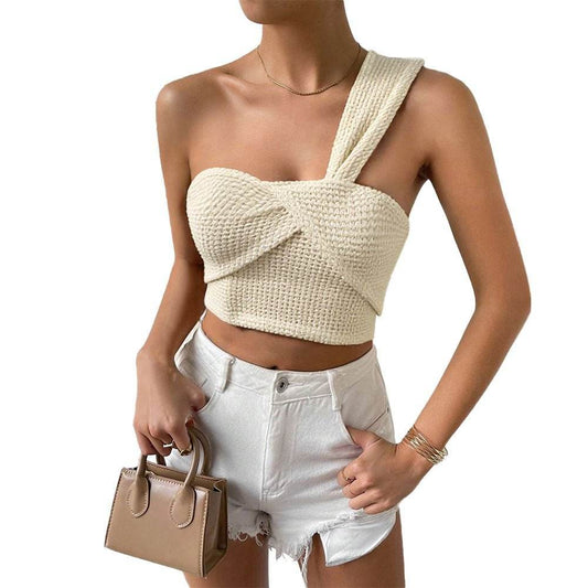 Women's single shoulder camisole top | MuddyStock Originals MuddyStock